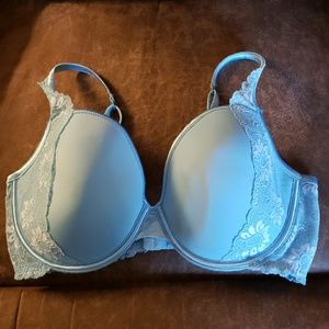 Victoria's Secret Demi 36 DD Bra Lt Blue